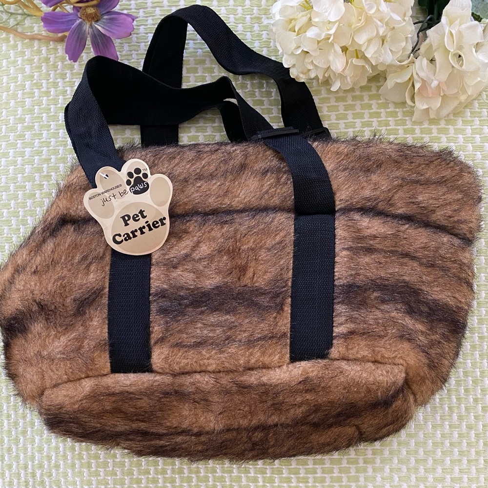 🐾🐩Pet Carrier Faux Fur🐈⬛🐾